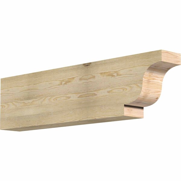 Ekena Millwork Newport Rough Sawn Rafter Tail, Douglas Fir, 6"W x 12"H x 48"L RFT06X12X48NEW00RDF - main